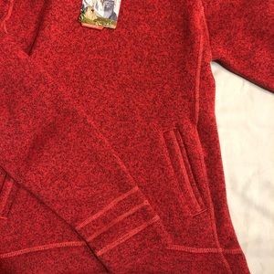 North Face Red Crescent Sunset Hoodie